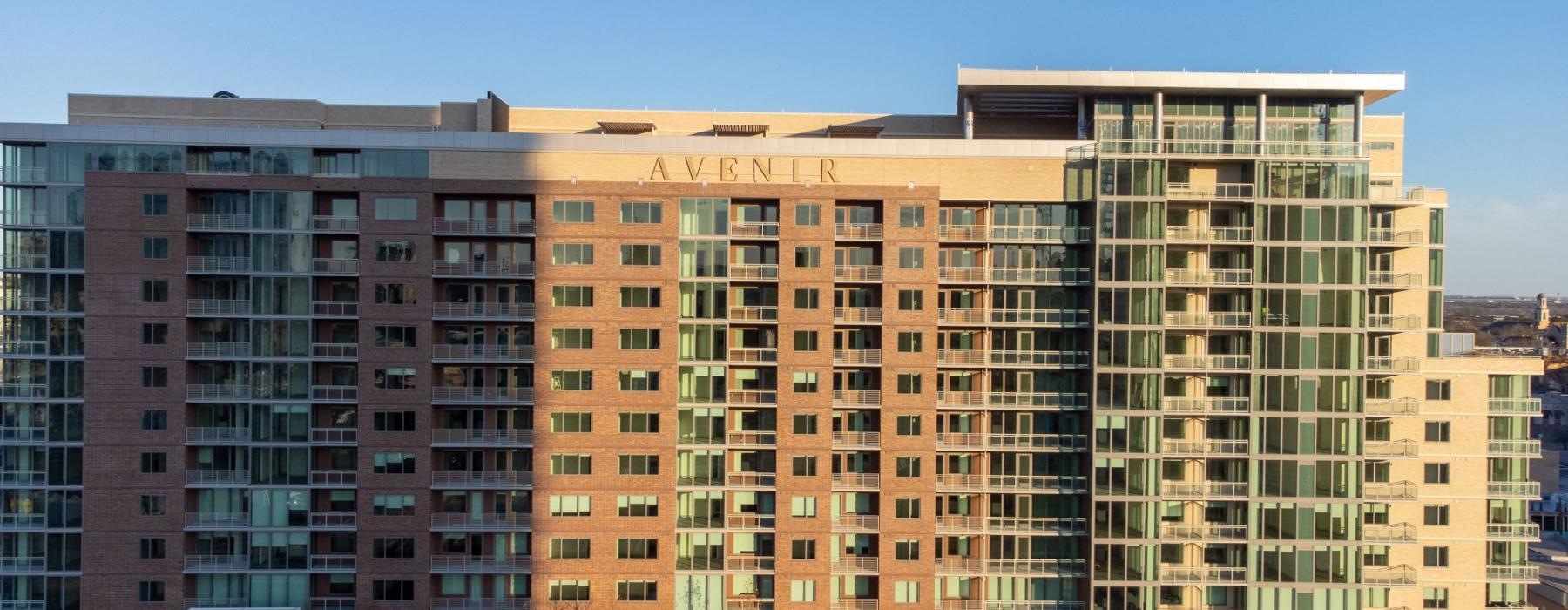 a tall building with many windows